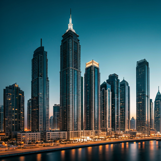 Dubai skyline corporate